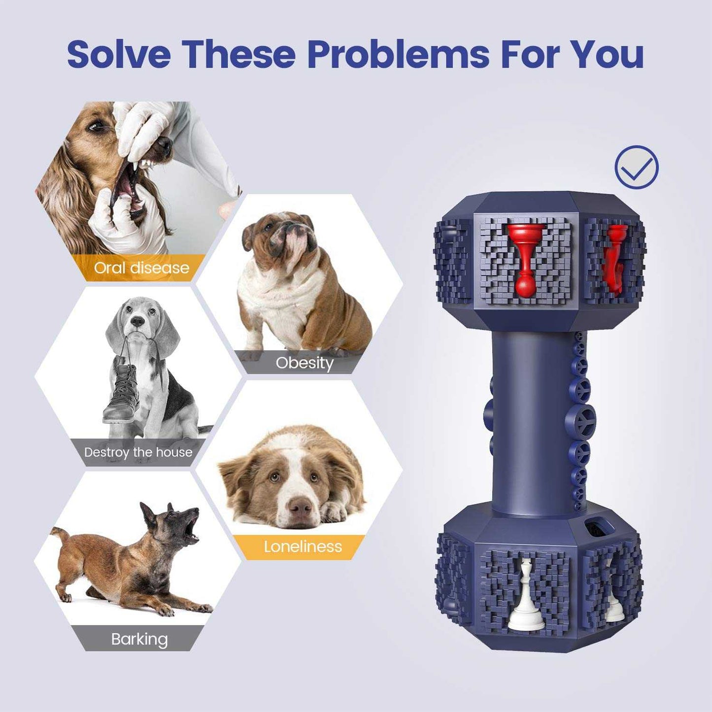 Dog Teeth Cleaning Fun Chew Toy