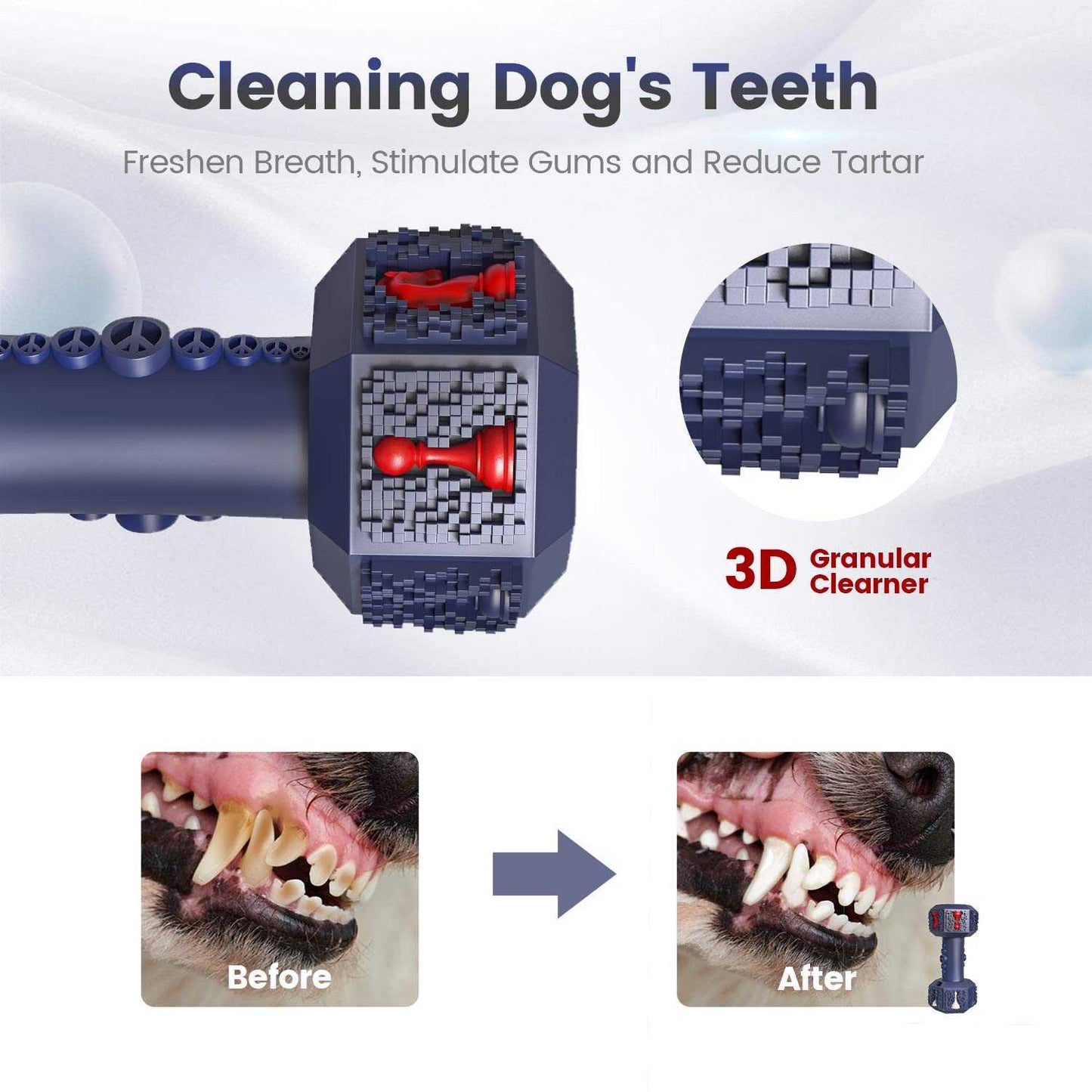 Dog Teeth Cleaning Fun Chew Toy